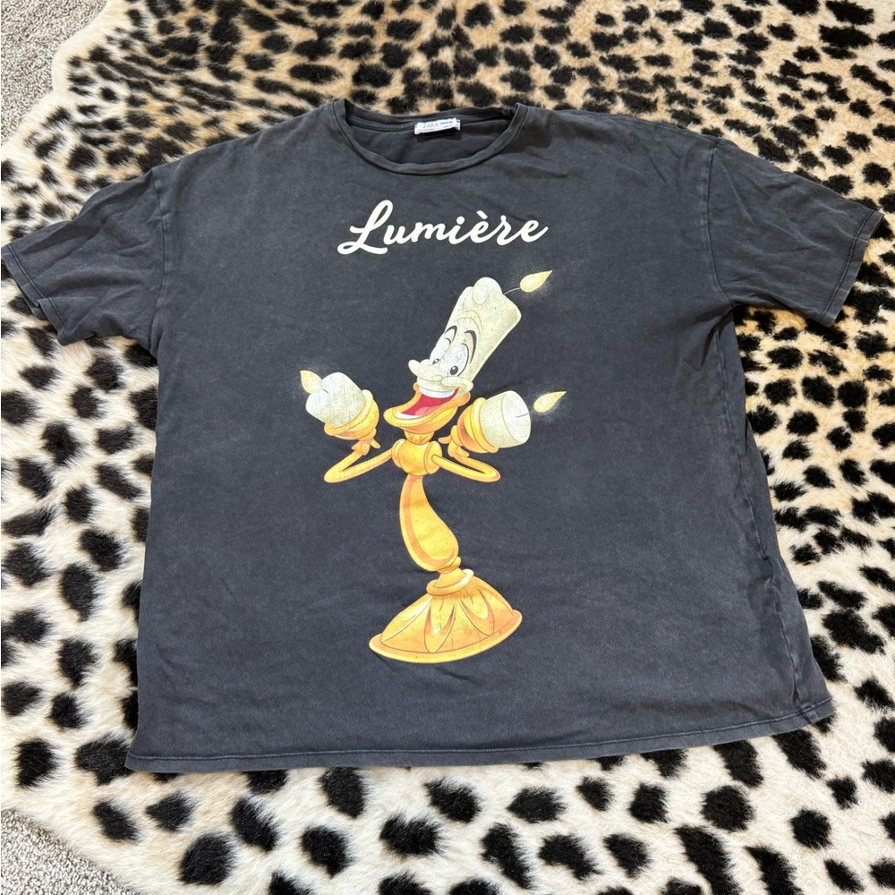 Zara Disney Lumiere Graphic Tee